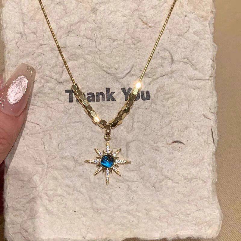 Royal Sunshine Necklace (18K Gold Plated Titanium Steel)