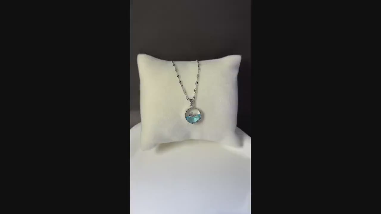 Blue Gem Necklace