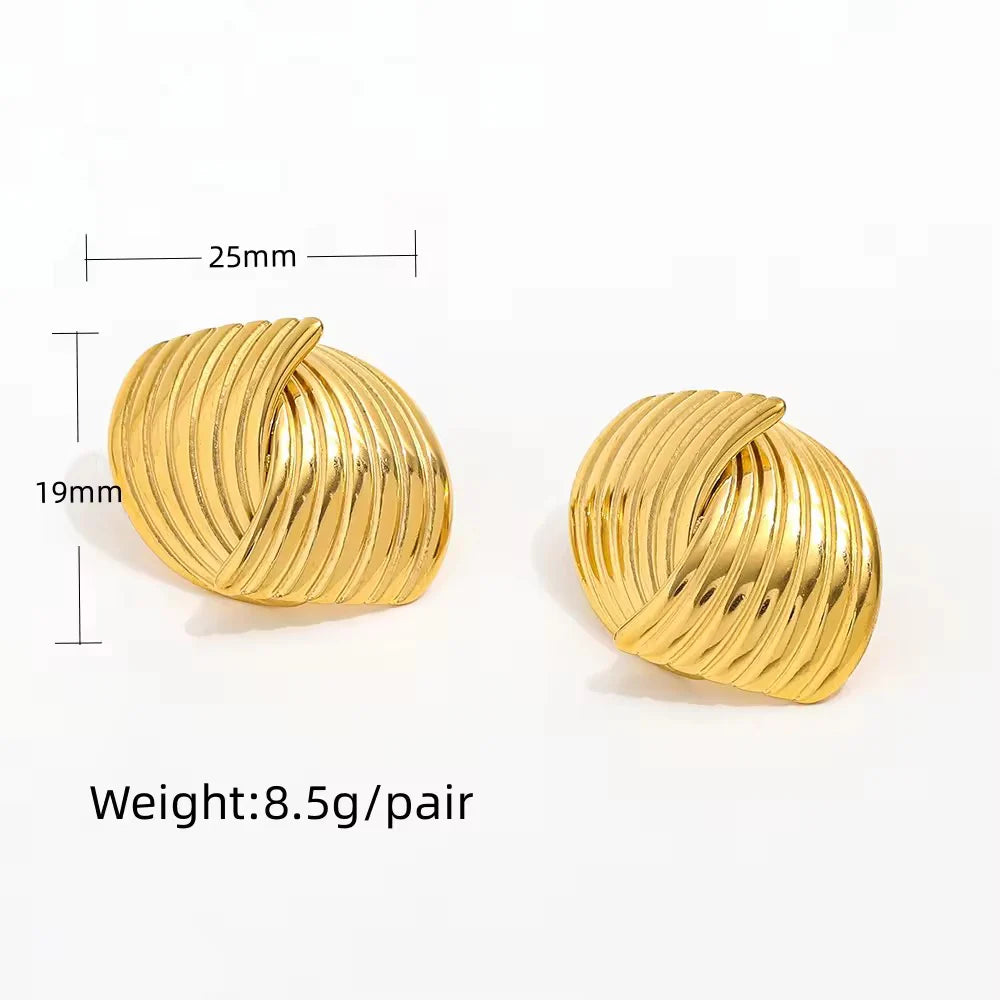 Dazzling Spiral Earrings