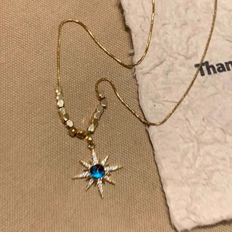 Royal Sunshine Necklace (18K Gold Plated Titanium Steel)