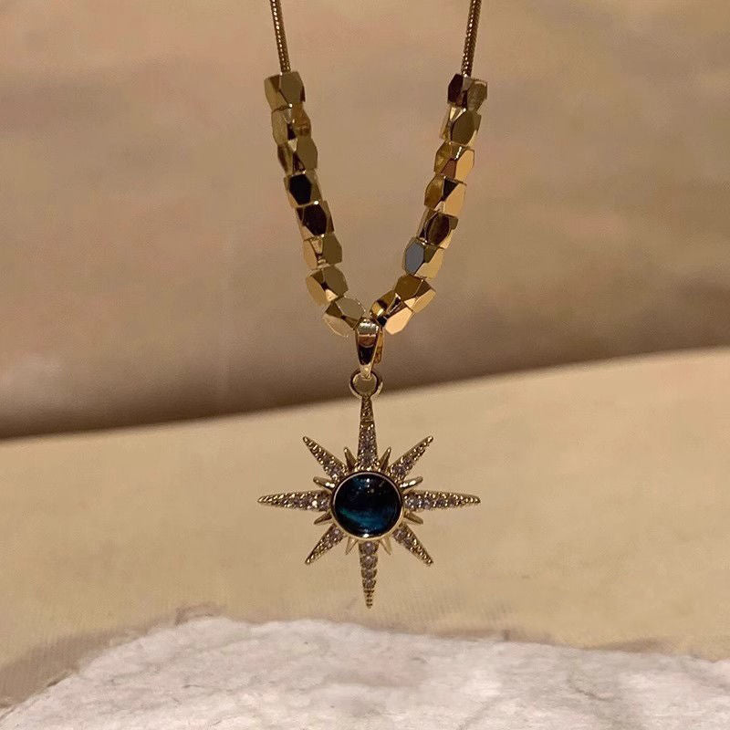 Royal Sunshine Necklace (18K Gold Plated Titanium Steel)
