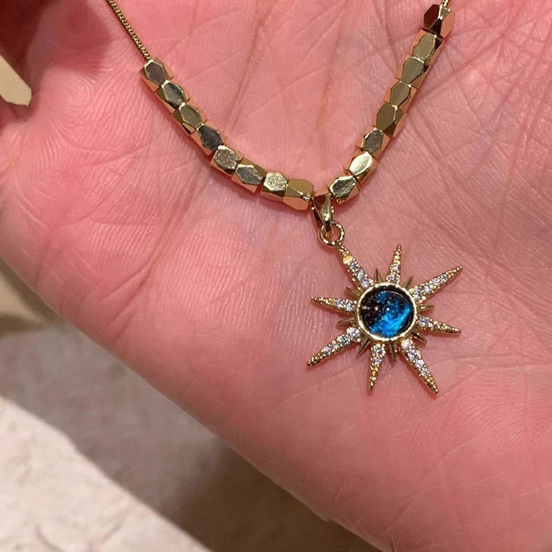 Royal Sunshine Necklace (18K Gold Plated Titanium Steel)