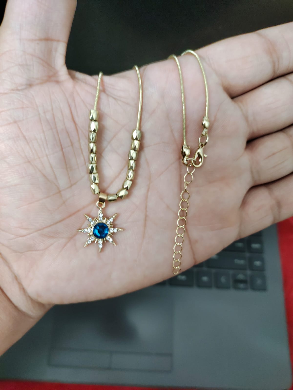 Royal Sunshine Necklace (18K Gold Plated Titanium Steel)